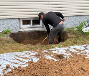 Installation of an egress window